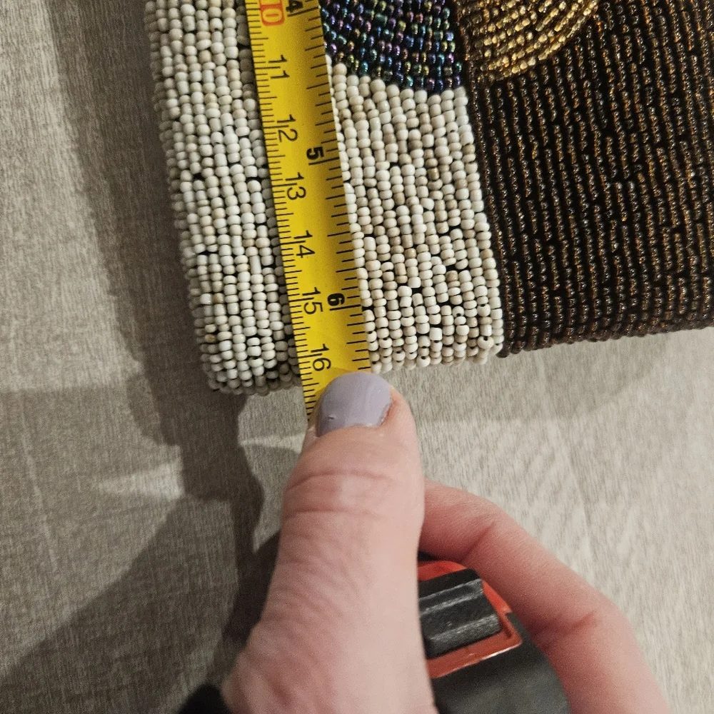 Beaded Clutch Bag - Multicolor